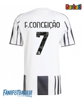 Juventus Francisco Conceicao #7 Tricou Fotbal Replică 2025-26 Barbati Acasa